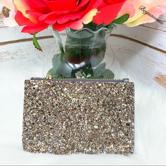 kate spade Handbags - Kate spade bitsy laurel way glitter gunmetal gray